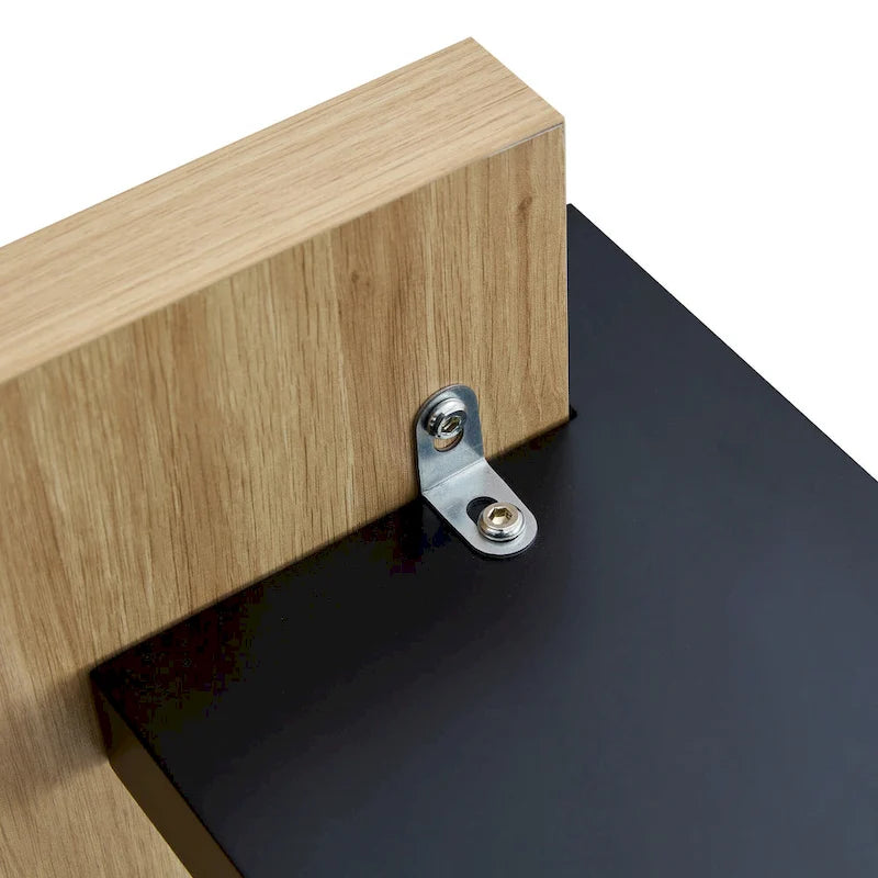 Modern MDF Coffee Table with Wood Grain Finish