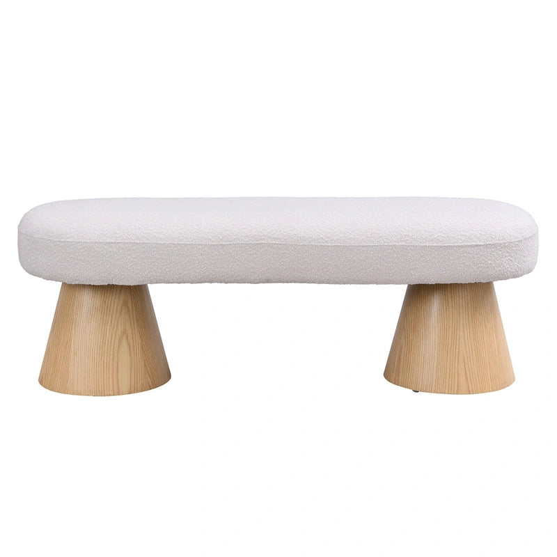 Upholstered Dining Bench — Versatile Entryway & Bedroom Seating
