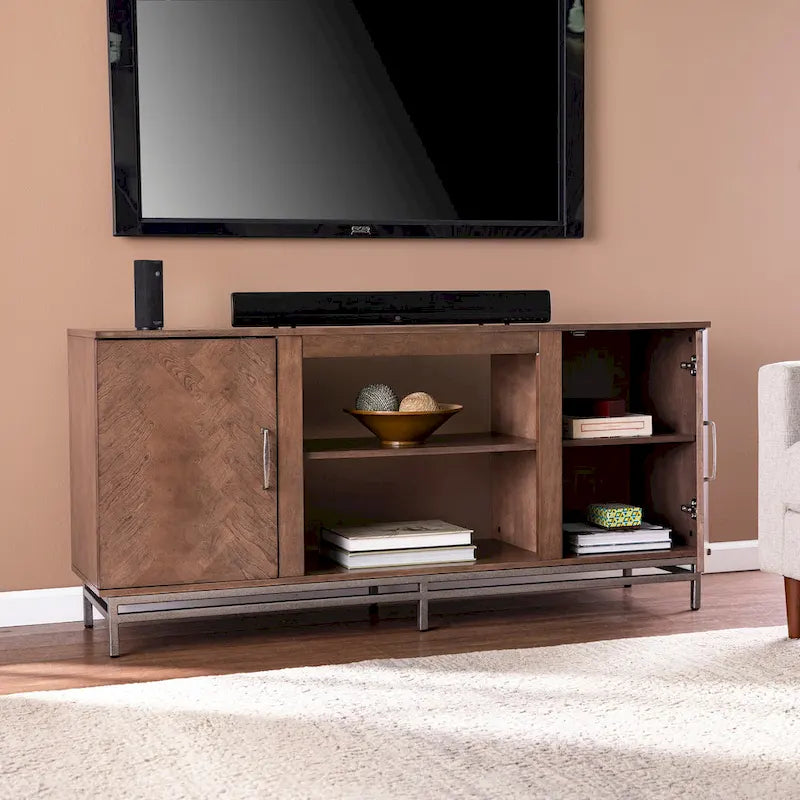 Media TV Stand with Storage for TVs up to 56"