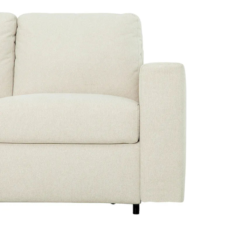 82 in. Queen Sleeper Sofa with 5-Inch Memory Foam Mattress