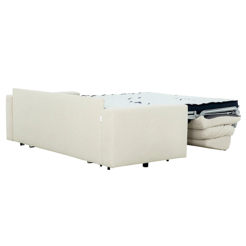 82 in. Queen Sleeper Sofa with 5-Inch Memory Foam Mattress