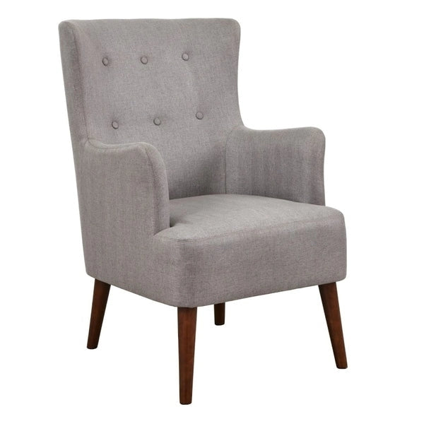 Wingback Accent Chair, Mid-Century Modern Style