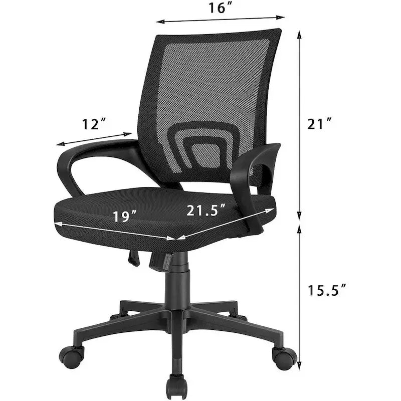 Mesh Desk Chair with Armrest
