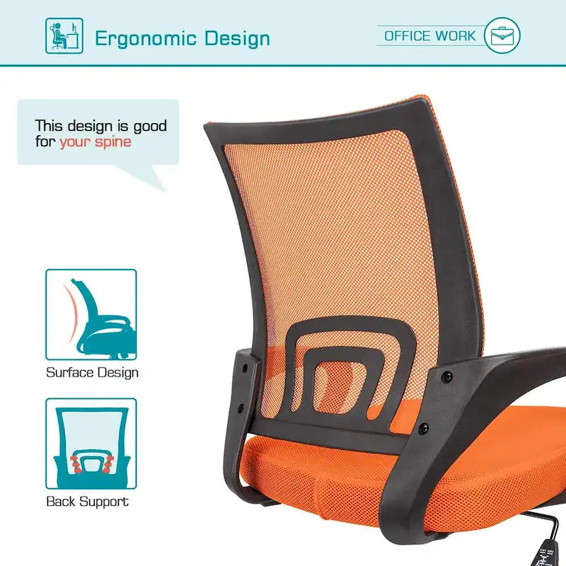 Mesh Desk Chair with Armrest