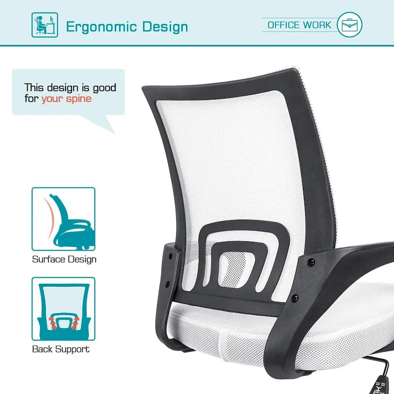 Mesh Desk Chair with Armrest