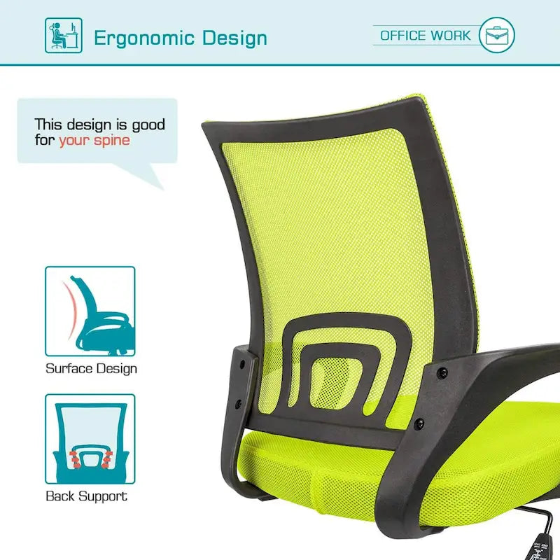 Mesh Desk Chair with Armrest