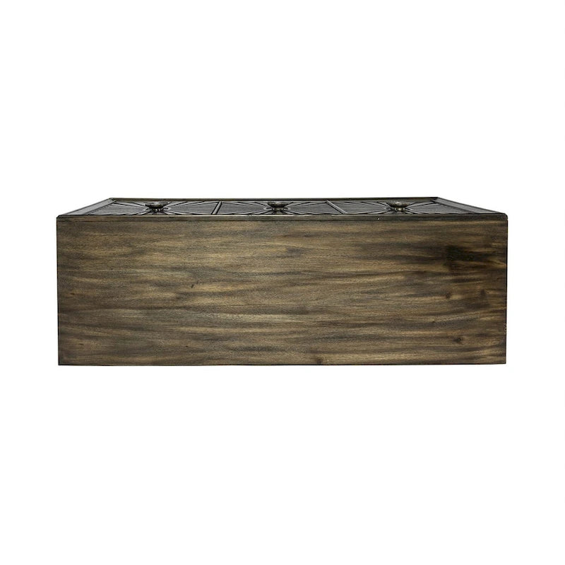 Aged Whiskey 3-Door Accent Cabinet