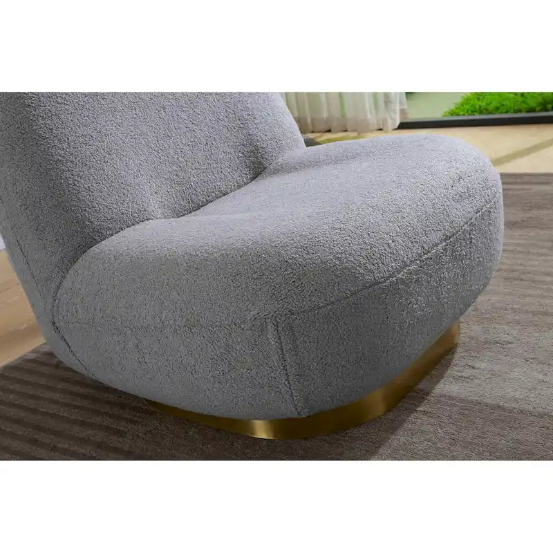 Modern Velvet Swivel Accent Chair