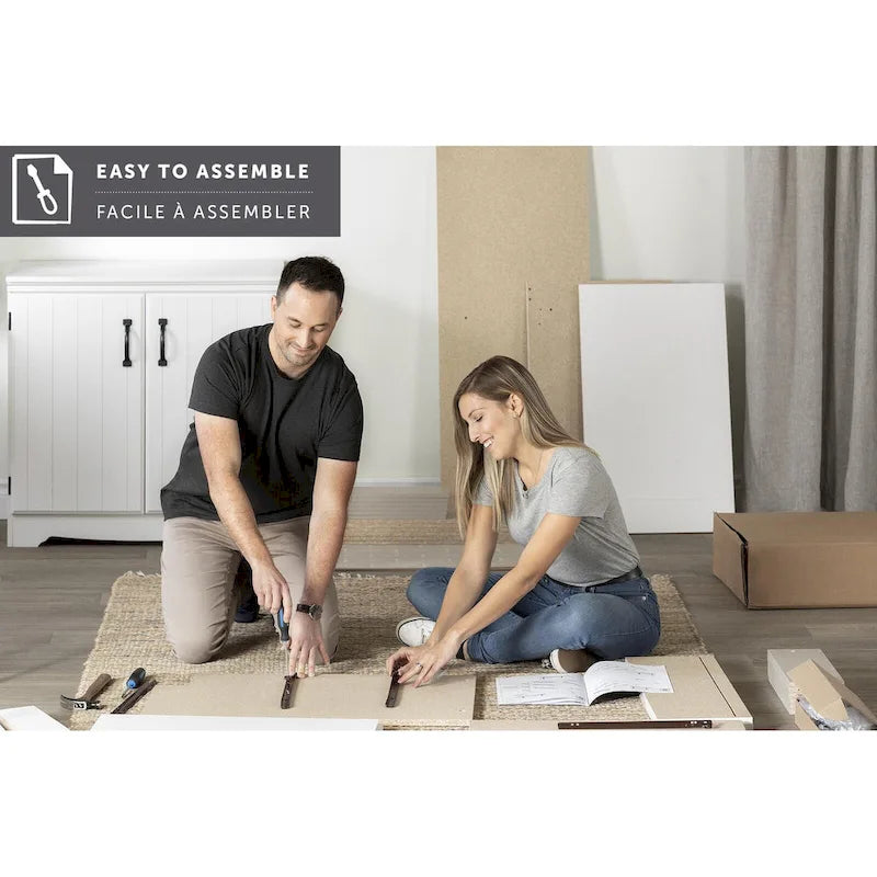 6-Drawer Double Dresser, Farmhouse Style