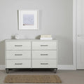 6-Drawer Double Dresser, Farmhouse Style