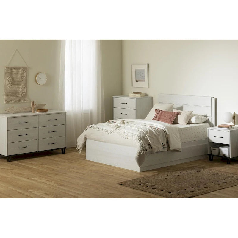 6-Drawer Double Dresser, Farmhouse Style