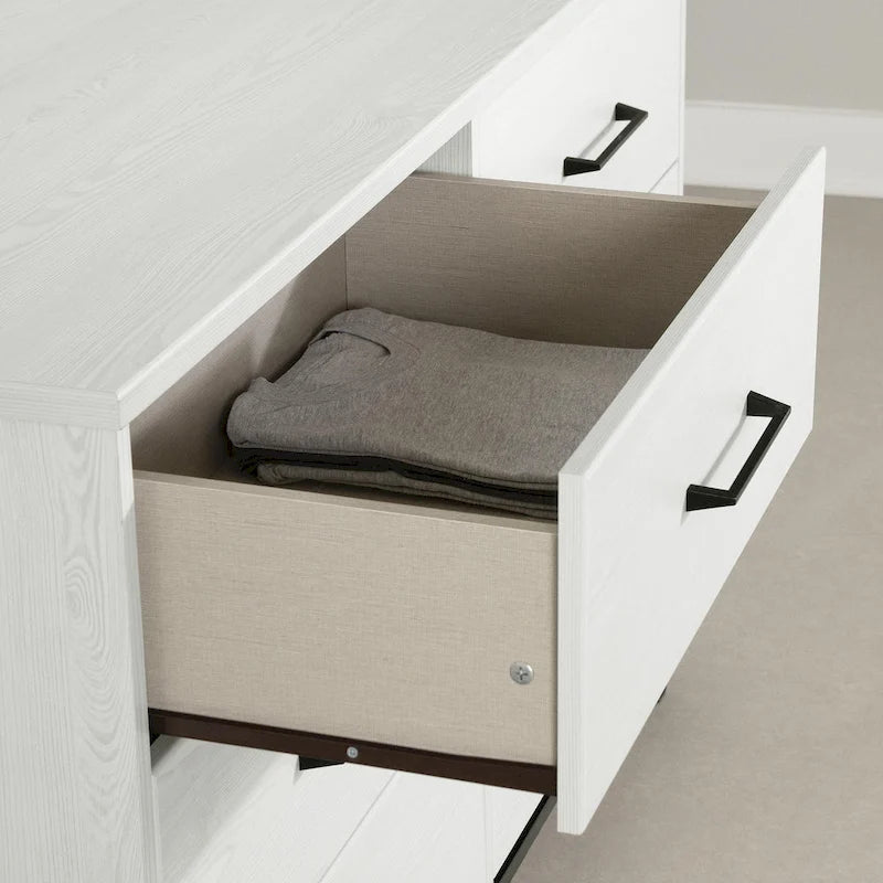 6-Drawer Double Dresser, Farmhouse Style