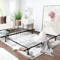 Expandable 4-Leg Metal Bed Frame — Queen, Full, Twin