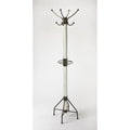 Wood & Iron Coat Rack Stand