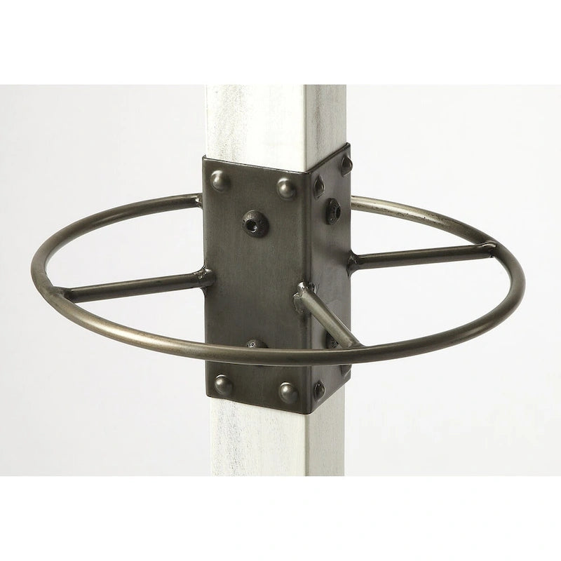 Wood & Iron Coat Rack Stand