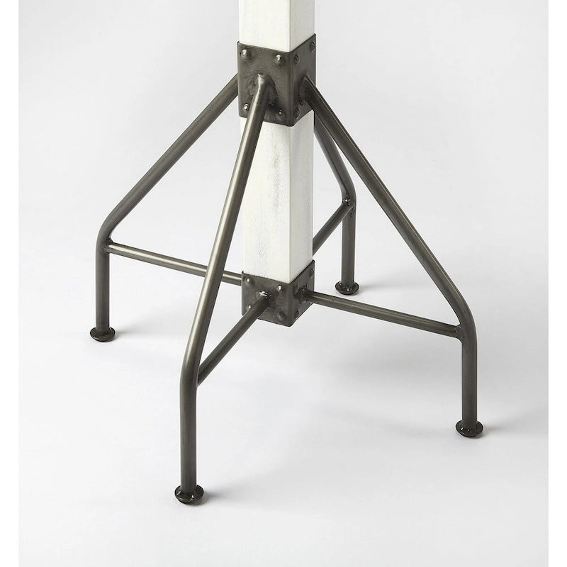 Wood & Iron Coat Rack Stand