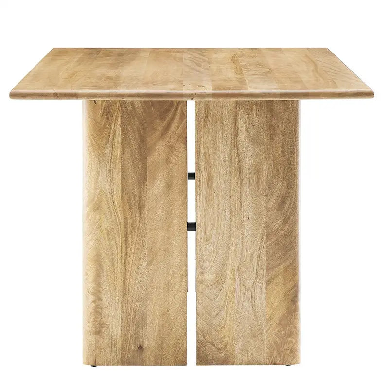 60-Inch Rectangular Mango Wood Dining Table