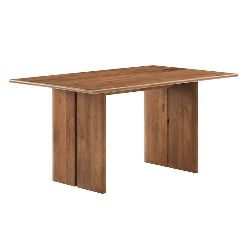 60-Inch Rectangular Mango Wood Dining Table