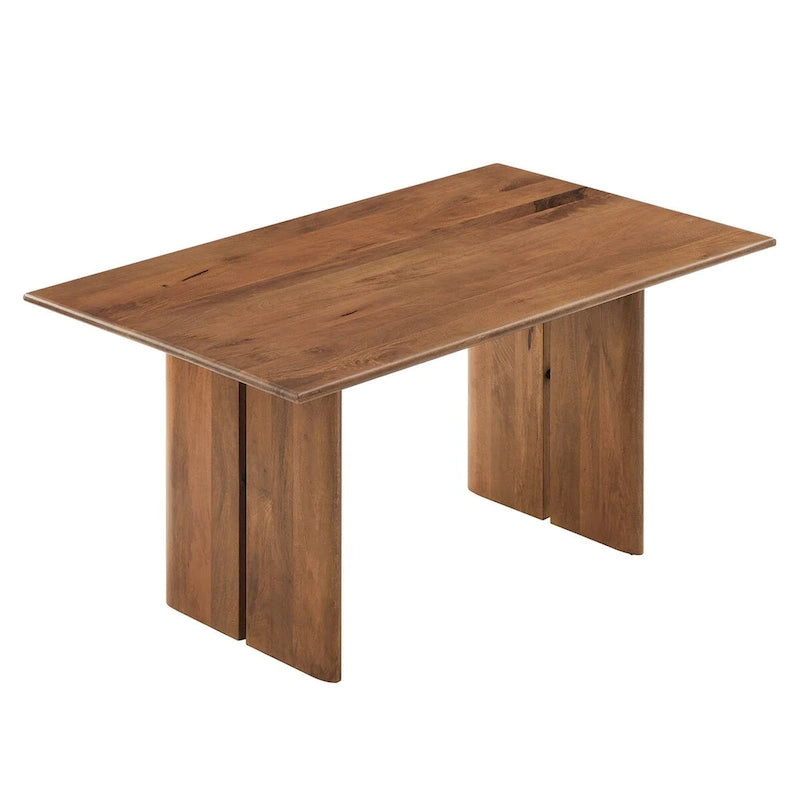 60-Inch Rectangular Mango Wood Dining Table