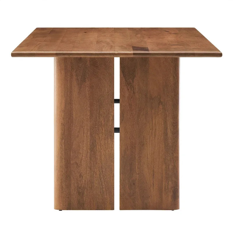 60-Inch Rectangular Mango Wood Dining Table