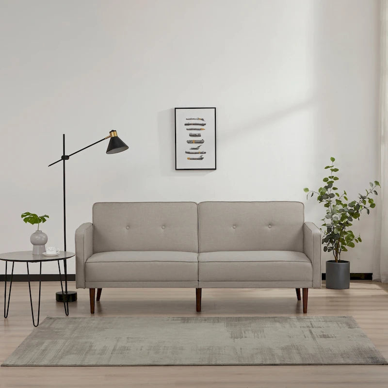 Convertible Sofa Bed with Removable Arms