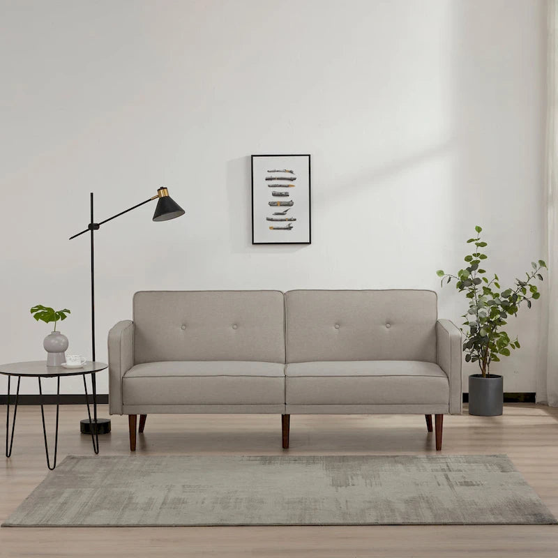 Convertible Sofa Bed with Removable Arms