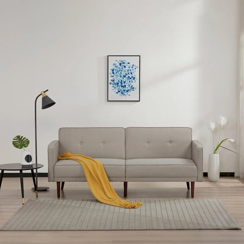 Convertible Sofa Bed with Removable Arms